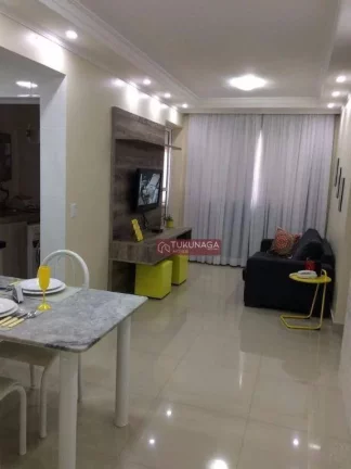Imagem Apartamento com 2 dormitórios à venda, 59 m² por R$ 450,000 - Picanco - Guarulhos/SP