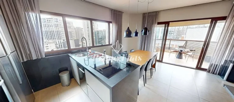 Imagem Flat disponível para locação no Cyrela by Pininfarina no Itaim Bibi, com 98m², 1 dormitório e 1 vaga