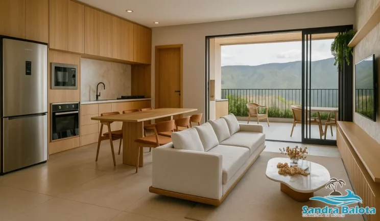 Imagem Apartamentos com 1, 2 e 3 dormitórios/Centro-Ubatuba