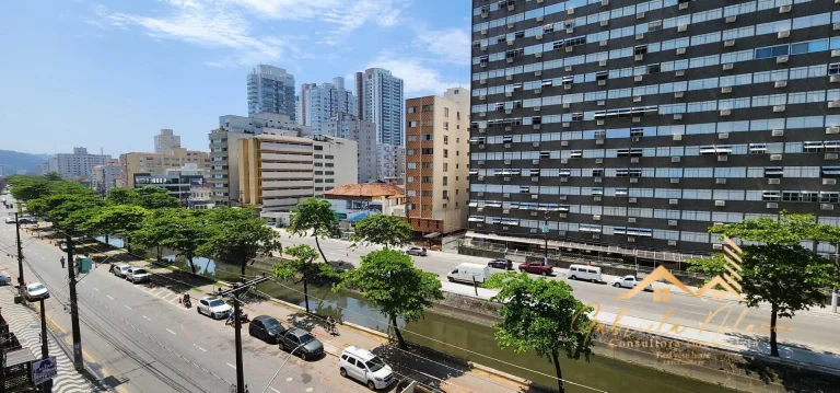 Imagem Apartamento com 3 dormitórios em Santos Vista Mar