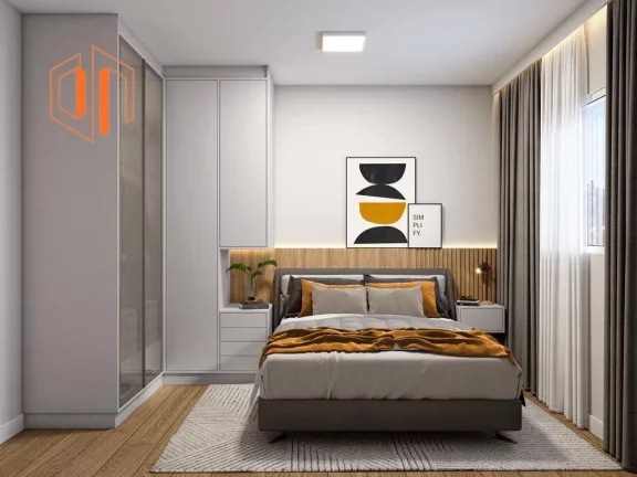Imagem Apartamento para Venda em Pinhais, Jardim Amélia, 2 dormitórios, 1 banheiro, 1 vaga