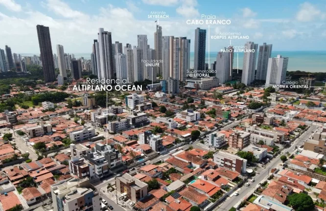 Imagem Apartamento à venda, 60 m² por R$ 468.034,27 - Altiplano Cabo Branco - João Pessoa/PB