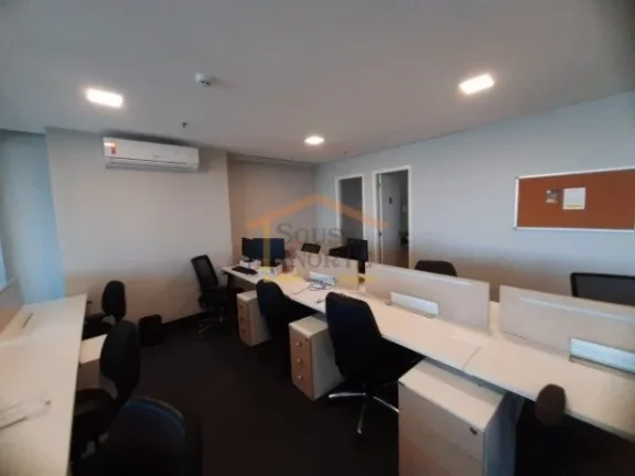 Imagem Sala comercial no 25º andar, composta por 4 salas de 51m² cada (sendo 3 unificadas + 1 sala indivi...