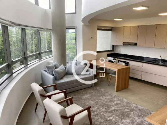 Imagem Apartamento Duplex com 1 dormitório à venda, 61 m² por R$ 1.200.000,00 - Ibirapuera - São Paulo/SP