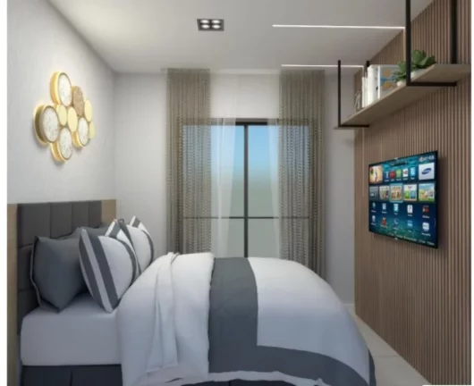 Imagem Apartamento à venda em Parque Novo Oratório, Santo André-SP: 2 quartos, 1 banheiro, 1 vaga, 44m² - Minha Casa Minha Vida!