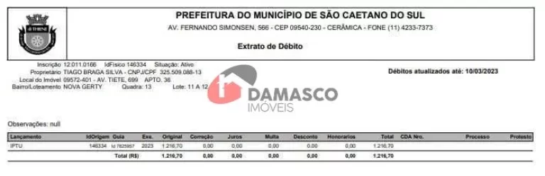 Imagem Cobertura à venda 3 Quartos, 2 Suites, 2 Vagas, 170M², Nova Gerty, São Caetano do Sul - SP