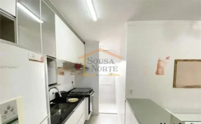Imagem Apartamento 2 dormitórios, sendo 1 suíte, sala para 2 ambientes, cozinha com armários, área de s...