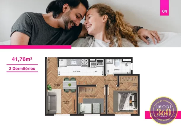 Imagem APTOS EM OBRAS RUA REGO BARROS, 02 DORMS, 52 MTS COM VAGA 350.000,00