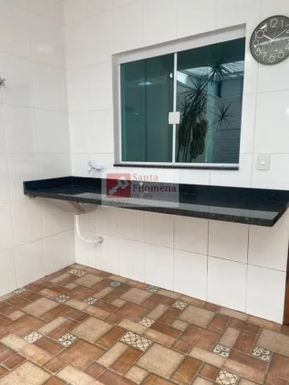 Imagem Sobrado para Venda em Santo André, Vila Pires, 3 dormitórios, 1 suíte, 3 banheiros, 2 vagas
