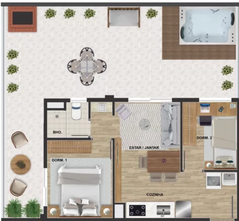 Imagem Comprar apartamento com 2 dormitórios em Tatuapé São Paulo SP