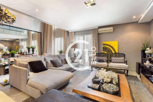 Imagem Apartamento com 2 dormitórios à venda, 163 m² por R$ 4.890.000,00 - Moema - São Paulo/SP