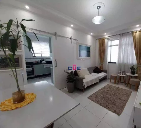 Imagem Apartamento com 2 dormitórios à venda, 69 m² por R$ 450.000 - Boqueirão - Santos/SP