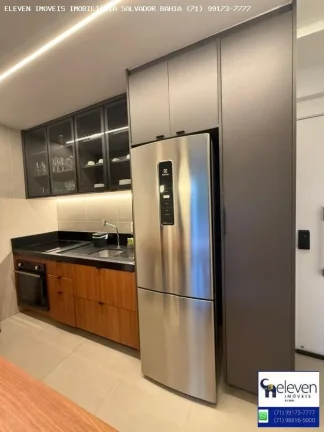 Imagem BEACH CLASS SALVADOR - SEU LUXO E LAZER À BEIRA-MAR EM ONDINA 2/4  60 M VISTA AVENIDA  COM INFRA E UMA VAGA