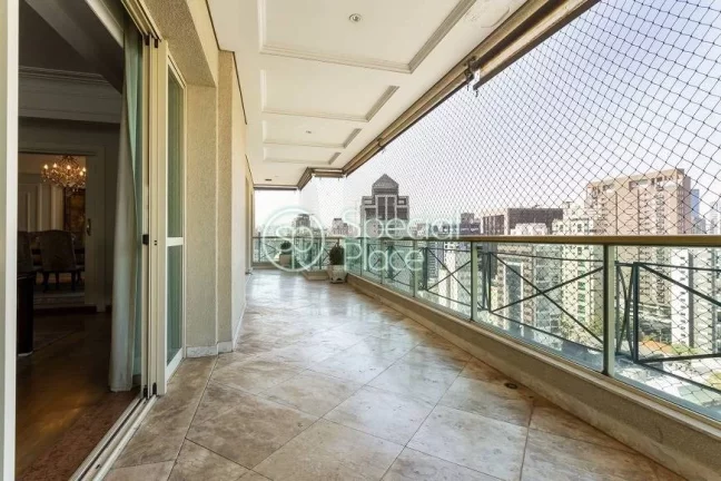 Imagem Apartamento alto padrão no Jardim Europa andar alto de 465m² com 04 dormitórios, 04 suítes e 05 ...
