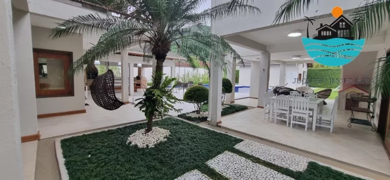 Imagem Casa para Alugar em Juquehy Temporada com, 8 suítes, 600m da praia - Acomodação 24 pessoas | Juquehy Imobiliária