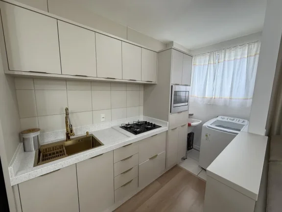 Imagem Apartamento em Penha - Residencial Lunata, com 02 quartos, centro de Penha, mobiliado. Adriano Carpes Imóveis Vende.