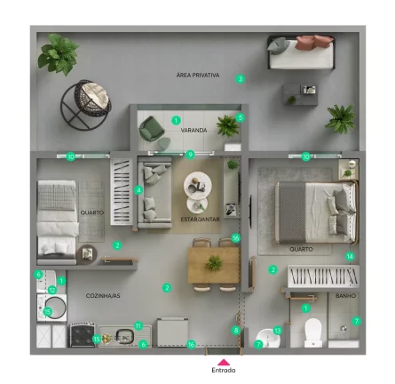 Imagem Apartamento à venda em São Paulo-SP, Cidade Ademar: 2 quartos, 1 banheiro, 36,18 m². Aproveite essa oportunidade!