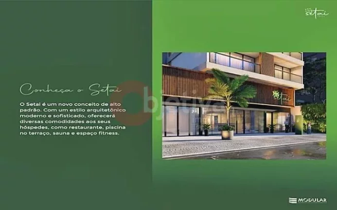 Imagem Flat com 1 dormitório à venda, 32 m² - Centro - Cabo Frio/RJ