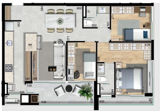 Imagem Dalí - Apartamento à venda no bairro Bacacheri - Curitiba/PR