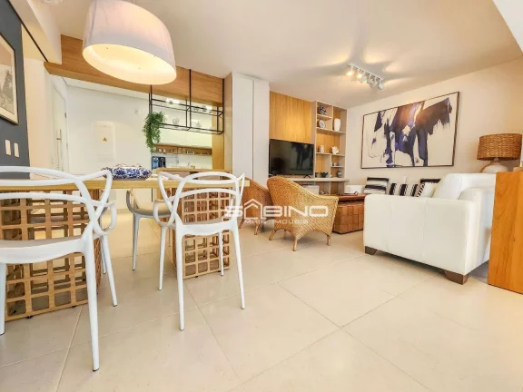 Imagem Apartamento Pé na Areia para Locação, com 3 Dormitórios 1 Suíte 123m² - Riviera de São Lourenço - Bertioga SP