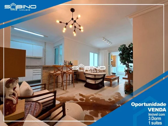 Imagem Apartamento à venda, com 3 dormitórios 1 suíte 104m² de área útil, 2 vagas – Riviera de São Lourenço SP.