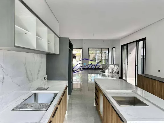 Imagem Casa com 5 quartos / suítes à venda, 411 m² - Condomínio Reserva Santa Maria - Jardim do Golf I - Jandira/SP