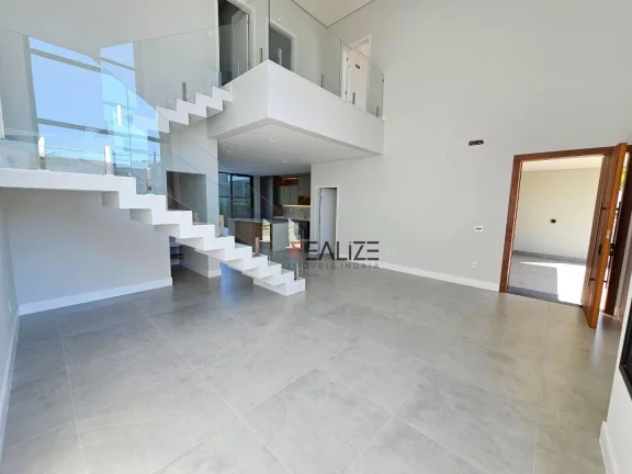 Imagem Casa/Sobrado moderno com 4 suítes à venda, 299 m² por R$ 2.489.000 - Condomínio Alto Padrão - Indaiatuba/SP