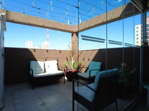 Imagem Apartamento Duplex com 3 dormitórios para alugar, 102 m² por R$ 4.355,00/mês - Vila Curuçá - Santo André/SP