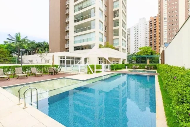 Imagem Apartamento 4 suítes,4 vagas,Quadra Poliesportiva,Parque Ibirapuera,Piscina aquecida,Salão de Festa,Playground, Sauna,Piscina Infantil,Salão de Festa