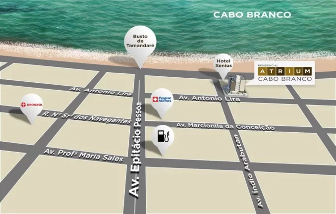 Imagem Apartamento à venda, 63 m² por R$ 749.000,00 - Cabo Branco - João Pessoa/PB