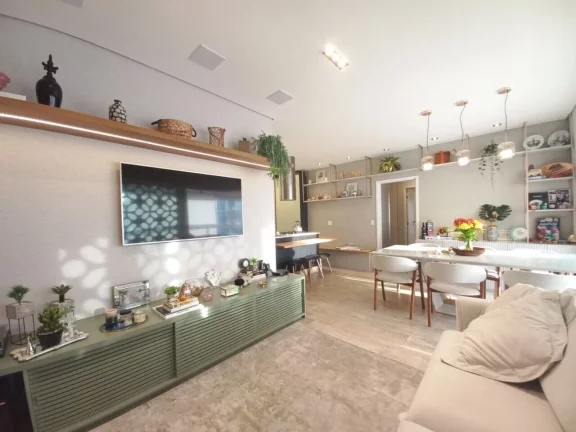 Imagem Apartamento Alto Padrão à venda com 3 suítes e Varanda Gourmet no Embaré de Santos/SP