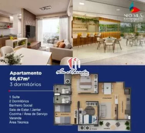 Imagem NEO VILA - ADRIANOPOLIS, 2 e 3 Dormitórios, Ultimas unidades!
