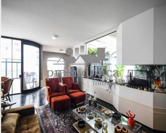 Imagem Cobertura Duplex em Higienópolis com 600m², 5 quartos sendo 2 suítes e 6 vagas.