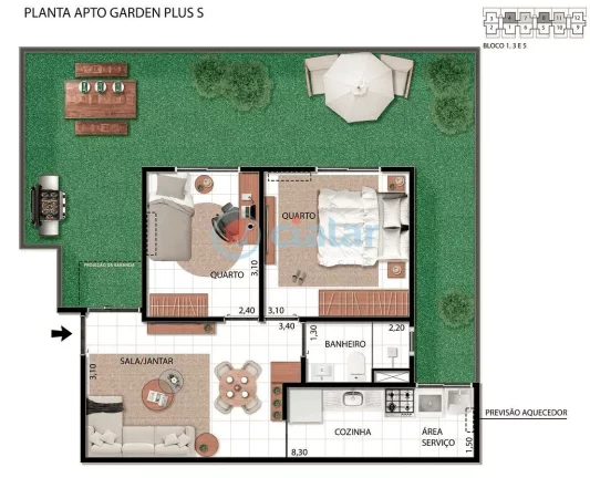 Imagem Apartamento com 2 Quartos à Venda, 44 m² em Campo Grande - Rio De Janeiro Imagem Apartamento com 2 Quartos à Venda, 44 m² em Campo Grande - Rio De Janeiro