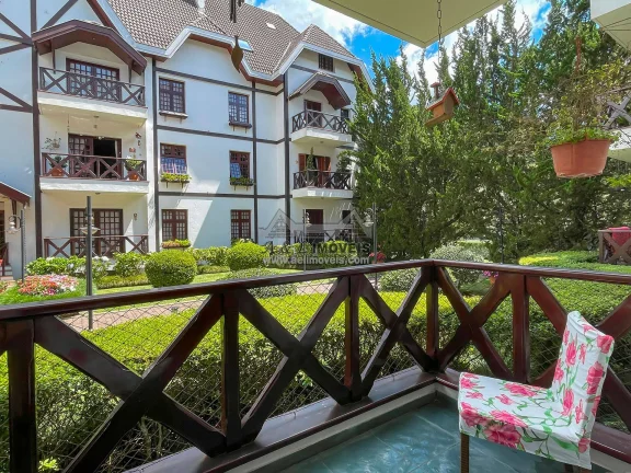 Imagem Apartamento Campos Jordão 4 Dorm, Lareira, SPA, 400m Capivari