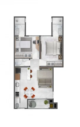 Imagem Apartamento térreo recém entregue, última unidade disponível
