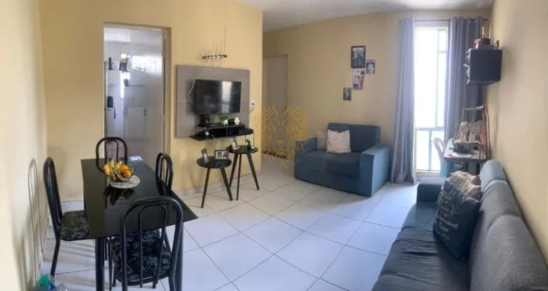 Imagem Apartamento à venda no Conjunto Augusto Franco - Condomínio RESIDENCIAL RECANTO VERDE: 2 quartos, 1 sala, 1 banheiro, 1 vaga, 52m².