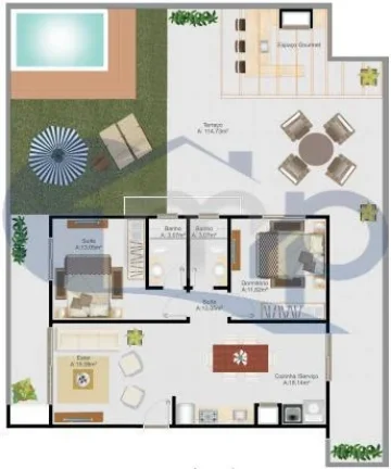 Imagem Apartamento á venda com 2 dormitórios no Centro de Torres/RS
