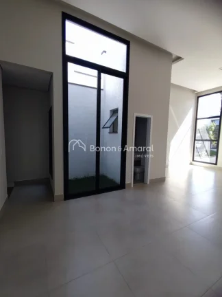 Imagem Casa Térrea Moderna à Venda no Condomínio Residencial Portinari Paulínia/SP

 Terreno: 250m² | ...