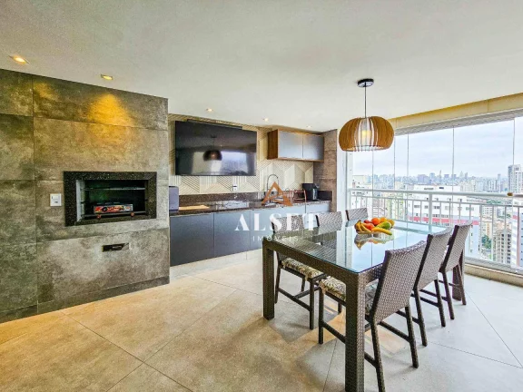 Imagem Apartamento com 3 suítes e varanda gourmet na Mooca