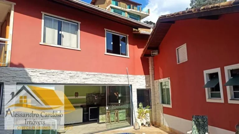 Imagem Vendo Casa com 4 quartos, piscina e sauna no Parque Santa Eliza nas Braunes.