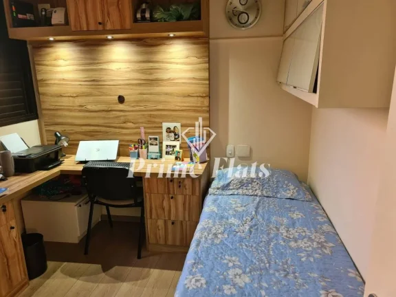 Imagem Flat disponível para locação no Twin Towers Ibirapuera, com 70m², 2 dormitórios e 2 vagas de garagem