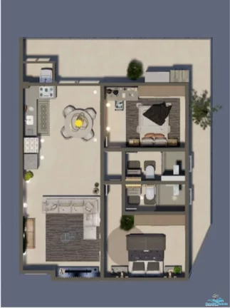 Imagem Stúdios de 34 m² no centro de Ubatuba