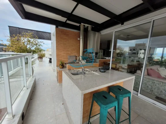 Imagem Apartamento cobertura penthouse com 4 suítes, vagas para 4 carros, 251 m² a venda no Itaguá em Ubatuba.