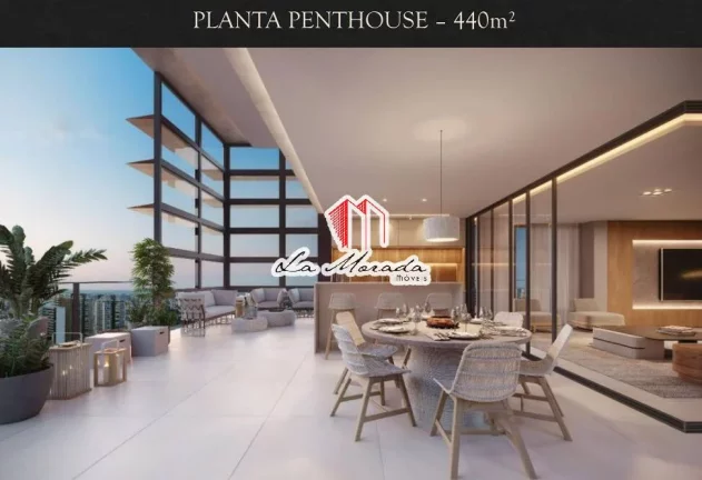 Imagem Salvador 550, Próx. Shopping Manauara - Apto c/ 253,68m² ou Dúplex 440,19m²