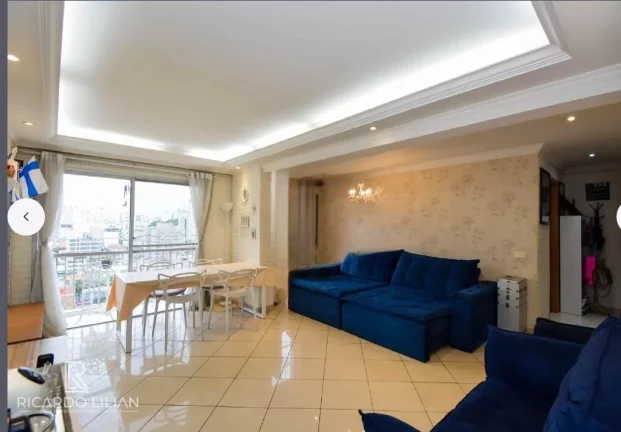 Imagem Apartamento com 74m², 2 dormitórios sendo uma suite, sacada e uma vaga.