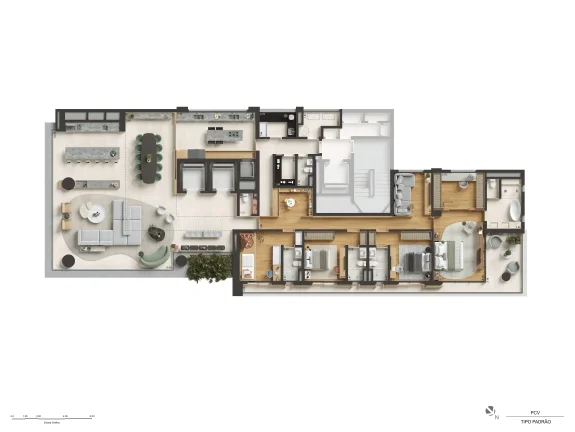 Imagem Apartamento Garden com 487m2, 4 suítes e 4 vagas, à venda em São Paulo, Vila Beatriz