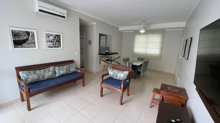 Imagem APARTAMENTO PRAIA GRANDE com 2 dormitórios sendo 1 suíte,1 vaga de garagem,varanda gourmet com churrasqueira,sala 2 ambientes