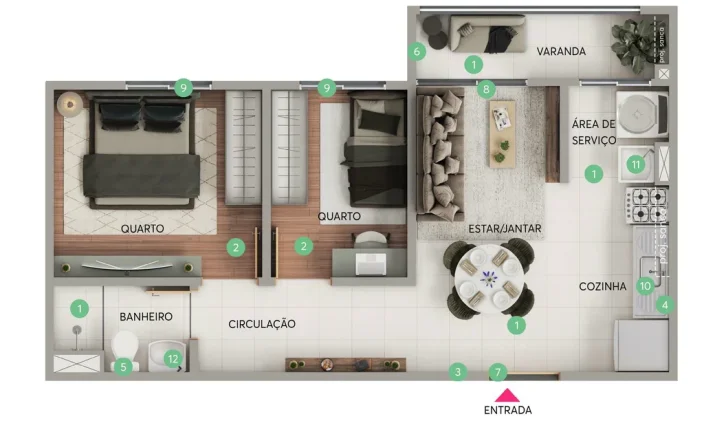 Imagem APARTAMENTO RESIDENCIAL em Rio de Janeiro - RJ, Bonsucesso