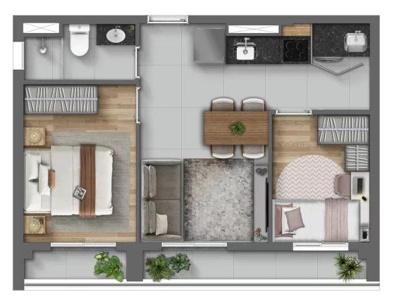 Imagem APARTAMENTO RESIDENCIAL em São Paulo - SP, Santo Amaro